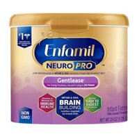 Sữa Enfamil NeuroPro Gentlease nội địa Mỹ công thức chống nôn trớ cho bé từ 0-12 tháng hộp 567g