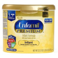 Sữa Enfamil Premium Infant Formula nhập Mỹ cho bé 0-12 tháng hộp 629g