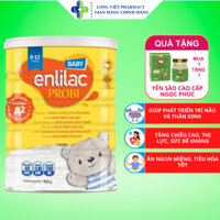 Sữa Enlilac Probi Protein A2 Baby, giúp tăng cường sức đề kháng, tăng hấp thu, phát triển chiều cao trẻ , lon 900 gram