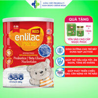 Sữa Enlilac Probi Red, sữa dinh dưỡng dành cho trẻ bất dung nạp lactose, lon 400 gram