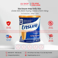 Sữa Ensure Đức Hộp 400G (Date Mới 2023) Hương Vanila Chính Hãng