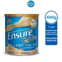Sữa Ensure Gold HMB của Mỹ vị lúa mạch hộp 400g