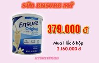 SỮA ENSURE MỸ GÍA TỐT