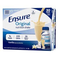 Sữa Ensure Nước Hương Vani – Ensure Original 237ml Thùng 24 Chai