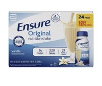 Sữa Ensure nước Original Nutrition Shake của Mỹ chai 237ml - Mã thùng 24 chai