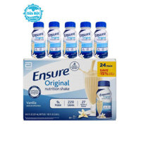 Sữa Ensure nước Original Nutrition Shake hương vị vani 237ml