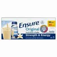 SỮA ENSURE ORIGINAL NUTRITION SHAKE, VỊ VANILLA (THÙNG 24 CHAI * 237ML)