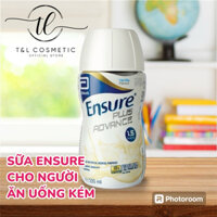 Sữa Ensure Plus Advance 1.5kcal, chai 220ml - Tăng cường sức khỏe