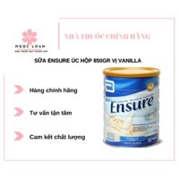 Sữa Ensure Úc Hộp 850gr Vị Vanilla