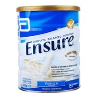 Sữa Ensure Úc Vanilla 850g (Dành cho người cao tuổi, người suy nhược cơ thể)