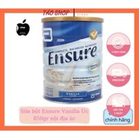 Sữa Ensure vanilla 850gr nội địa Úc