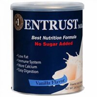 Sữa Entrust Milk hộp 400g của Mỹ dành cho người bị tiểu đường