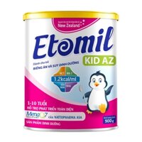 Sữa Etomil Kid AZ - 900g Năng Lượng Cao Cho Trẻ Biếng Ăn, Nhẹ Cân Và Suy Dinh Dưỡng Từ 1-10 Tuổi