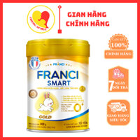 Sữa Franci Smart gold thông minh khỏe mạnh mắt sáng thông minh cho bé từ 0 -  24 tháng tuổi lon 800g