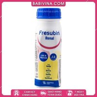 Sữa Fresubin Renal 200ml | Dinh Dưỡng Tối Ưu Cho Người Bệnh Thận Mạn | Hàng Chính Hãng Fresubin Đức, Giá Tốt Nhất