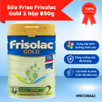 Sữa Friso Frisolac Gold 2  hộp 850g dành cho trẻ 6_12 tháng tuổi