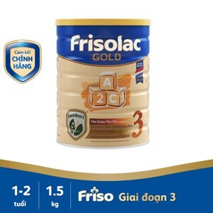 Sữa bột Friso Gold 3 - hộp 1500g (dành cho trẻ từ 1 - 3 tuổi)