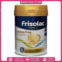 Sữa Frisolac Gold Lactose Free 400g, Trẻ Dị Ứng Đường Lactose, Mua Lactosefree Chính Hãng Friso, Giá Rẻ Nhất Tại Babivina