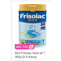 Sữa Frisolac Gold số 1 380g (0-6 tháng)