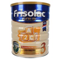 Sữa Frisolac Gold số 3 cho trẻ từ 1 đến 2 tuổi hộp 900g