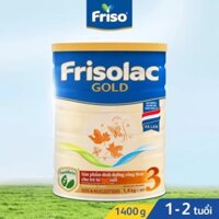 Sữa Frisolac Gold số 3 Lon 1400g Bé từ 1 đến 2 tuổi