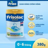 Sữa Frisolac số 1 lon 380g_850g 0-6 tháng tuổi