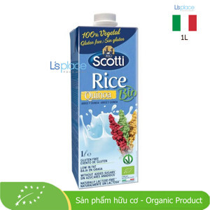 Sữa gạo Diêm mạch hữu cơ Riso Scotti 1L