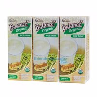 Sữa gạo lứt hữu cơ vani 4Care Balance Organic - Lốc 3 hộp 180ml