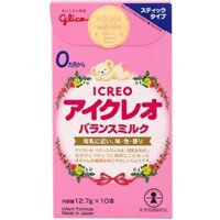 Sữa Glico Icreo số 0 hộp giấy 10 gói nội địa Nhật Bản GLICO.SO0.10GOI