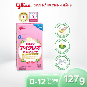 Sữa Glico Icreo số 0 - dạng thanh (dành cho trẻ từ 0-9 tháng tuổi)
