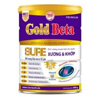 Sữa Gold Beta Sure 900gam - Sữa dành cho người già Ngăn ngừa Loãng Xương Tiểu Đường