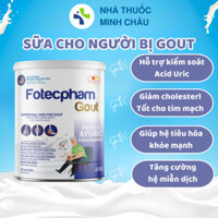 Sữa GOUT Fotecpham Sữa Bột Cho Người Lớn Tuổi Bị Gout Và Đau Xương Khớp Chính Hãng 400g