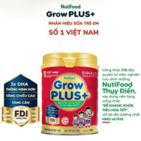 Sữa Grow PLUS+ Đỏ Nutifood dành cho trẻ trên 1 tuổi 900g