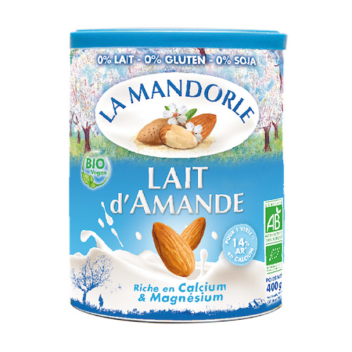 Sữa hạnh nhân gạo hữu cơ La mandorle 400g