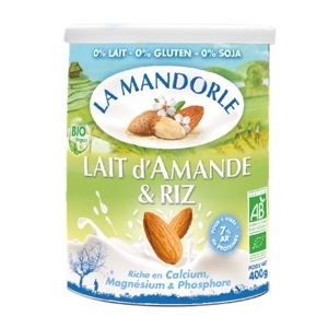 Sữa hạnh nhân gạo hữu cơ La mandorle 400g