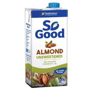 Sữa hạnh nhân không đường So Good hộp 1 lít