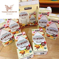 Sữa hạnh nhân không đường Kirkland Organic Almond 946ml x 6 Hộp