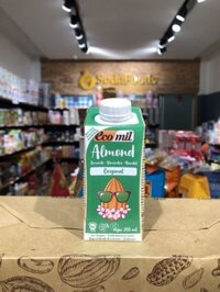 Sữa hạnh nhân nguyên chất hữu cơ EcoMil 200ml