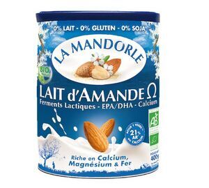 Sữa hạnh nhân omega hữu cơ La mandorle 400g