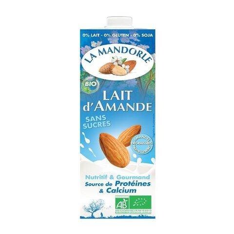 Sữa hạnh nhân vani hữu cơ La Mandorle 200ml