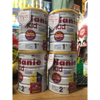 Sữa Hanie Kid 1+ và 2+ 850g date 2025 mẫu mới nhất