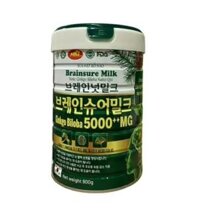 Sữa Hạt Bổ Não Brainsure Milk Tonic Ginkgo Biloba Natto Q10 Quốc Gia (H/900gr)
