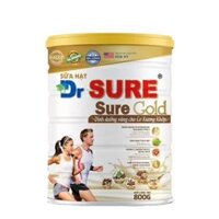 Sữa Hạt Bổ Sung Canxi Cơ Xương Khớp Dr Sure Sure Gold Tân Việt Pháp (H/800gr)