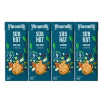 Sữa Hạt Cao Đạm Vinamilk Lốc 4 Hộp 180ml