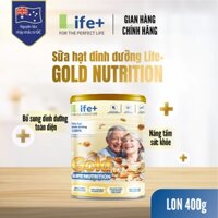 Sữa hạt dinh dưỡng 100%- Gold Nutrition Life+ (lon thiếc 400gr)