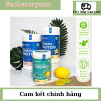 Sữa hạt giảm cân Organic Protein tặng bột chanh muối bù khoáng điện giải 500g việt nhật Organic
