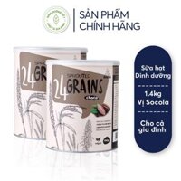 Sữa Hạt Hữu Cơ 24Grains Nhập Khẩu Malaysia Hộp 700g Vị Cacao Sữa Dinh Dưỡng Thuần Chay - DDS1 Store