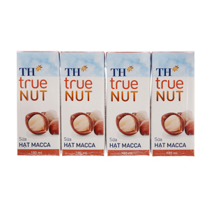 Sữa hạt macca TH True Nut lốc 4 x 180ml