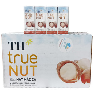 Sữa hạt macca TH True Nut thùng 48 x 180ml