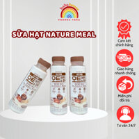 Sữa Hạt Nature Meal - Yến Mạch, Hạnh nhân, Óc chó Hàn Quốc 1 hộp 12 chai mỗi chai 250ml